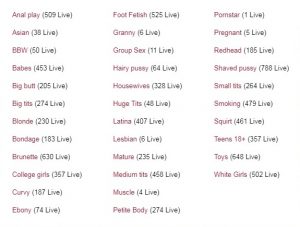 BongaCams Categories BongaCams Categories